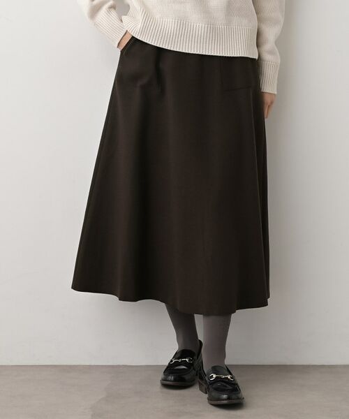 Dessin / デッサン ロング・マキシ丈スカート | メルトンジャージフレアスカート | 詳細12