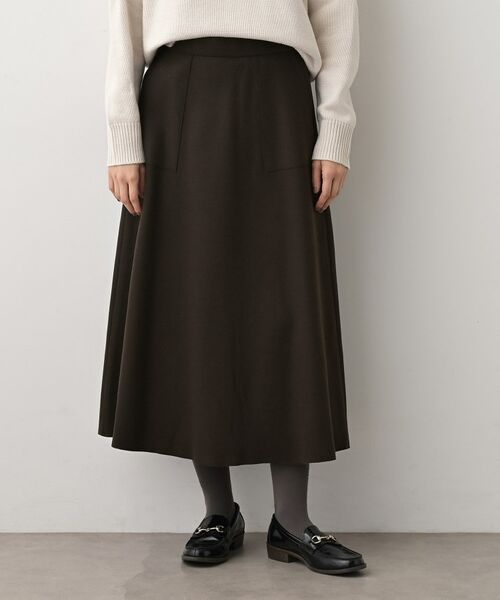 Dessin / デッサン ロング・マキシ丈スカート | メルトンジャージフレアスカート | 詳細13