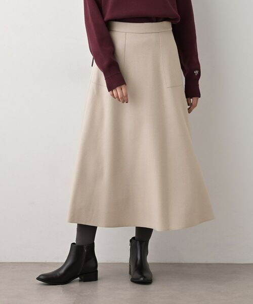 Dessin / デッサン ロング・マキシ丈スカート | メルトンジャージフレアスカート | 詳細17