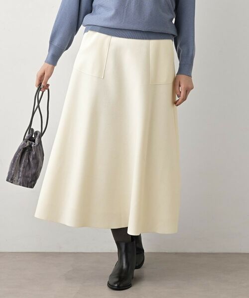 Dessin / デッサン ロング・マキシ丈スカート | メルトンジャージフレアスカート | 詳細3