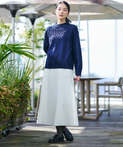 Dessin / デッサン ロング・マキシ丈スカート | メルトンジャージフレアスカート | 詳細6