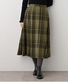 Dessin / デッサン スカート | 【洗える】チェック柄起毛フレアスカート