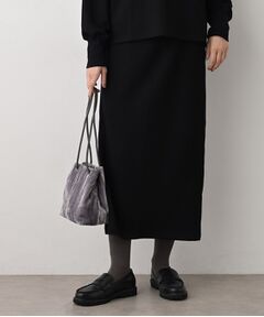 Dessin / デッサン ロング・マキシ丈スカート | 【セットアップ可/洗える】切り替えデザインサイドリブスカート