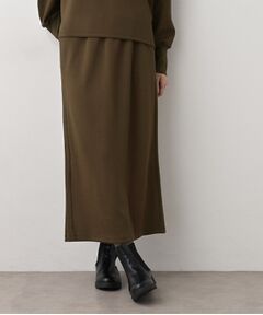Dessin / デッサン ロング・マキシ丈スカート | 【セットアップ可/洗える】切り替えデザインサイドリブスカート