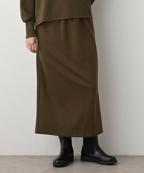 Dessin / デッサン ロング・マキシ丈スカート | 【セットアップ可/洗える】切り替えデザインサイドリブスカート | 詳細5