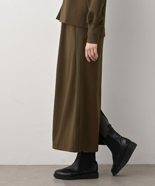 Dessin / デッサン ロング・マキシ丈スカート | 【セットアップ可/洗える】切り替えデザインサイドリブスカート | 詳細6