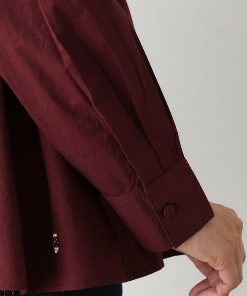 Dessin / デッサン シャツ・ブラウス | 【洗える/インド製】ビーズ刺繍ペプラムブラウス | 詳細14