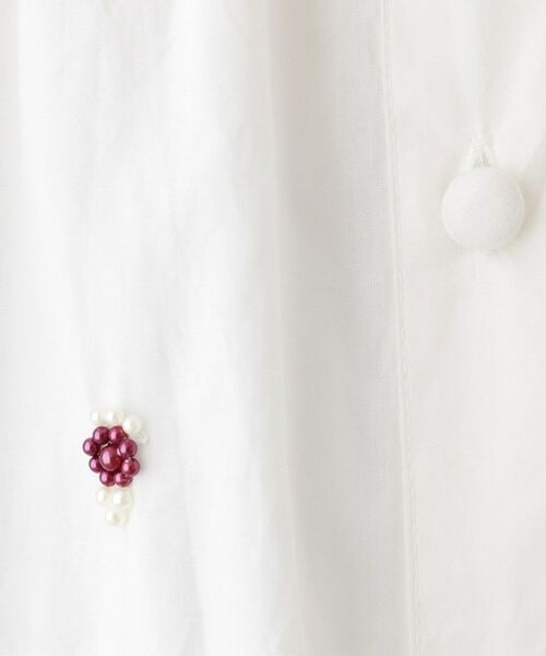 Dessin / デッサン シャツ・ブラウス | 【洗える/インド製】ビーズ刺繍ペプラムブラウス | 詳細4