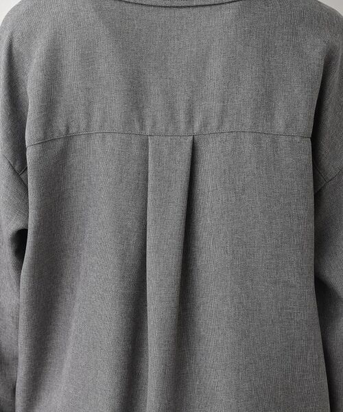 Dessin / デッサン シャツ・ブラウス | 【セットアップ可/洗える】ツイードライクスキッパーシャツ | 詳細13