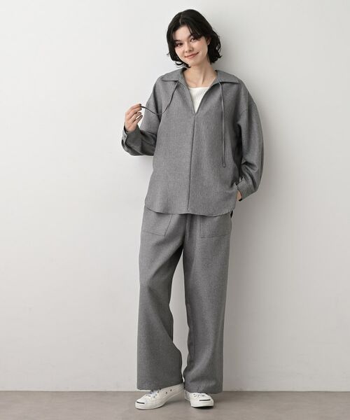 Dessin / デッサン シャツ・ブラウス | 【セットアップ可/洗える】ツイードライクスキッパーシャツ | 詳細2