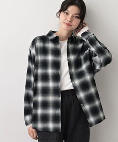 Dessin / デッサン シャツ・ブラウス | 【洗える】起毛オンブレーチェック柄シャツ