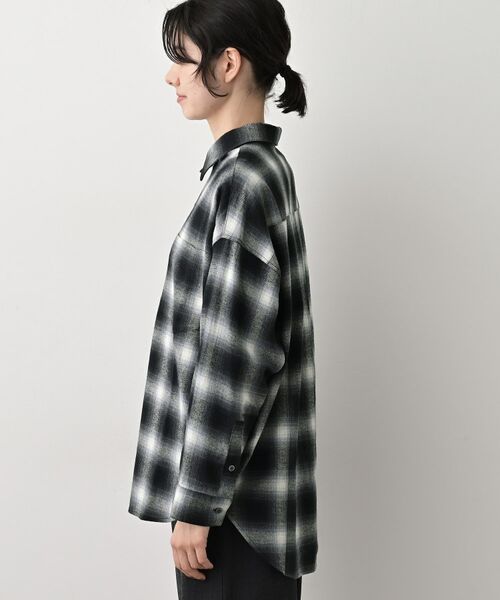 Dessin / デッサン シャツ・ブラウス | 【洗える】起毛オンブレーチェック柄シャツ | 詳細10