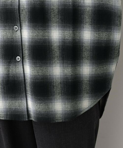 Dessin / デッサン シャツ・ブラウス | 【洗える】起毛オンブレーチェック柄シャツ | 詳細15