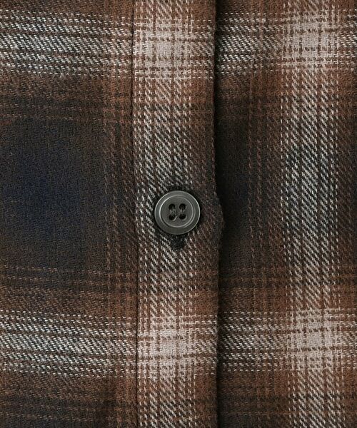Dessin / デッサン シャツ・ブラウス | 【洗える】起毛オンブレーチェック柄シャツ | 詳細4