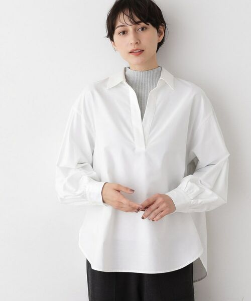 Dessin / デッサン シャツ・ブラウス | 【洗える】オックススキッパーシャツ | 詳細1
