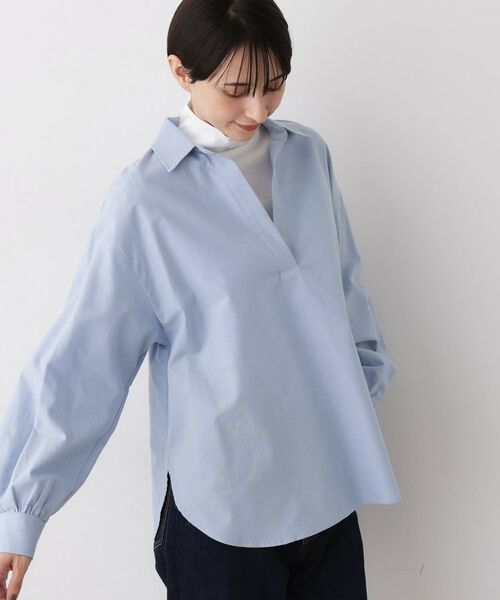 Dessin / デッサン シャツ・ブラウス | 【洗える】オックススキッパーシャツ | 詳細5