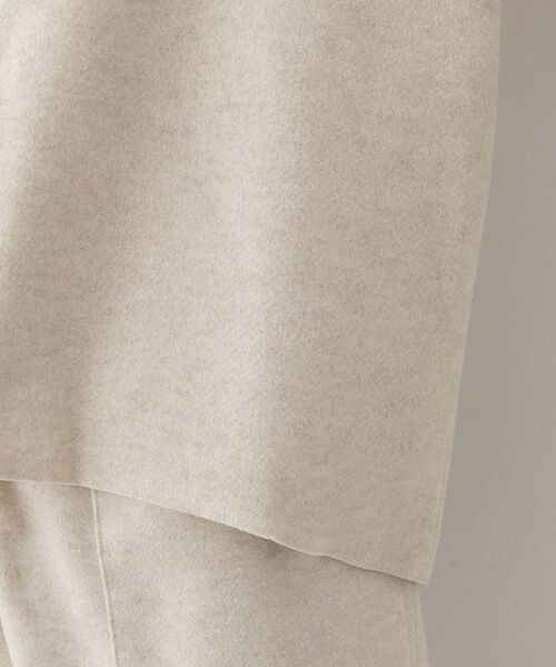 Dessin / デッサン シャツ・ブラウス | 【セットアップ可/洗える】Vネックメルトンジャージ | 詳細15