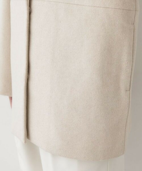 Dessin / デッサン その他アウター | ウール混クルーネックコート | 詳細22