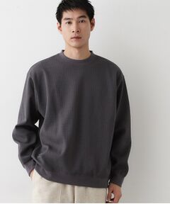 Dessin / デッサン カットソー | 【洗える】ソロテックスワッフルクルーネック