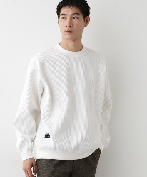 Dessin / デッサン カットソー | 【洗える】ソロテックスワッフルクルーネック | 詳細1