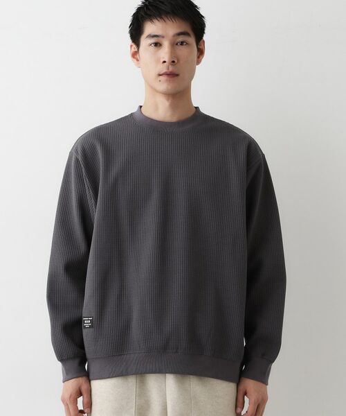 Dessin / デッサン カットソー | 【洗える】ソロテックスワッフルクルーネック | 詳細13