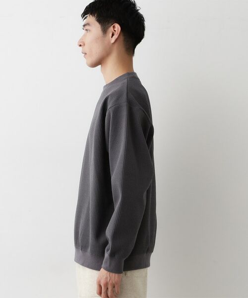 Dessin / デッサン カットソー | 【洗える】ソロテックスワッフルクルーネック | 詳細14