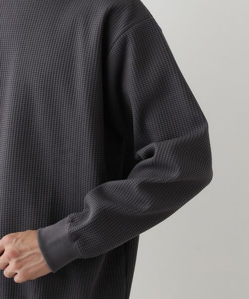 Dessin / デッサン カットソー | 【洗える】ソロテックスワッフルクルーネック | 詳細17