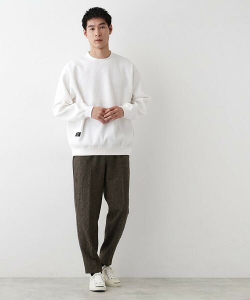 Dessin / デッサン カットソー | 【洗える】ソロテックスワッフルクルーネック | 詳細3