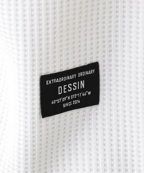 Dessin / デッサン カットソー | 【洗える】ソロテックスワッフルクルーネック | 詳細4