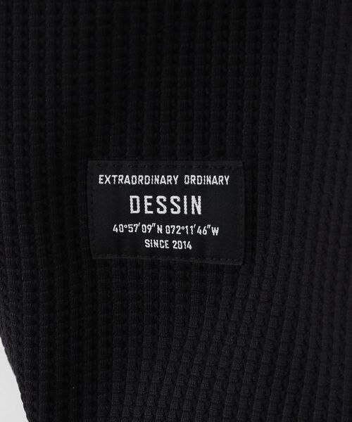 Dessin / デッサン カットソー | 【洗える】ソロテックスワッフルクルーネック | 詳細8