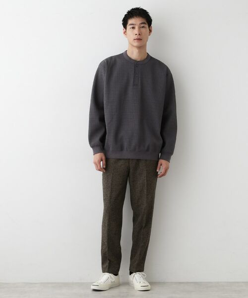 Dessin / デッサン カットソー | 【洗える】ソロテックスヘンリーネック | 詳細10