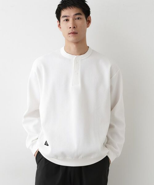 Dessin/デッサン ソロテックスヘンリーネック ホワイト(002) 03(L) Dessin/デッサン ソロテックスヘンリーネック ホワイト(002) 03(L)