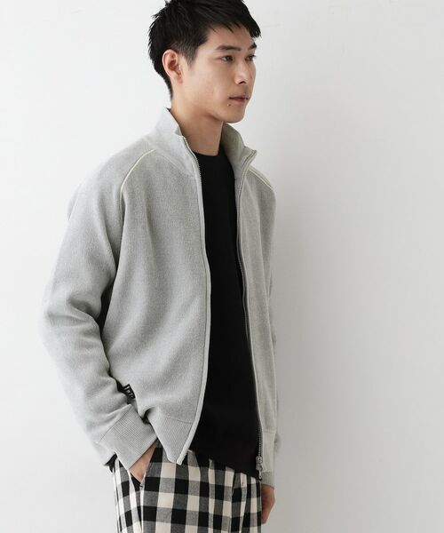 Dessin / デッサン レザーブルゾン・ジャケット | 【洗える】モールジップカーディガン | 詳細1