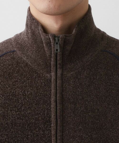 Dessin / デッサン レザーブルゾン・ジャケット | 【洗える】モールジップカーディガン | 詳細12