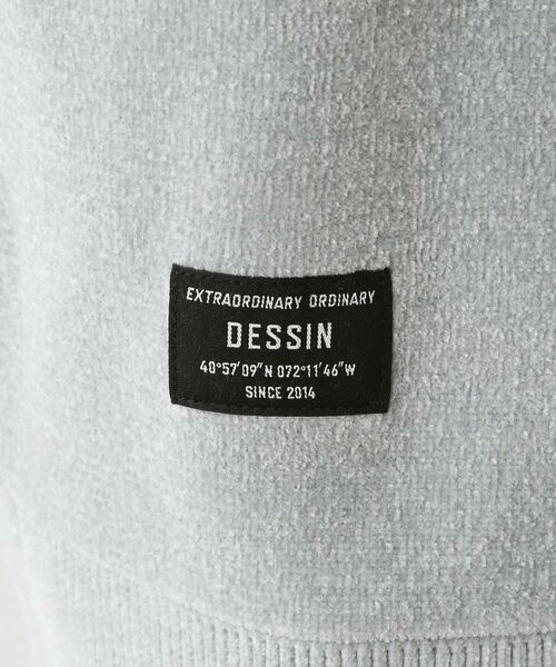 Dessin / デッサン レザーブルゾン・ジャケット | 【洗える】モールジップカーディガン | 詳細4