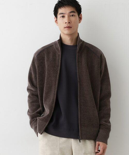 Dessin / デッサン レザーブルゾン・ジャケット | 【洗える】モールジップカーディガン | 詳細5