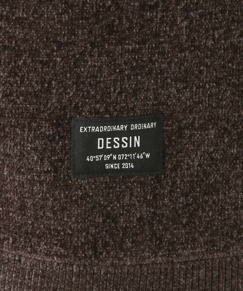 Dessin / デッサン レザーブルゾン・ジャケット | 【洗える】モールジップカーディガン | 詳細8
