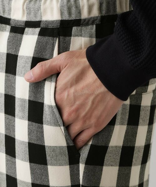 Dessin / デッサン パンツ | 【洗える】チェック柄ドロストパンツ | 詳細10