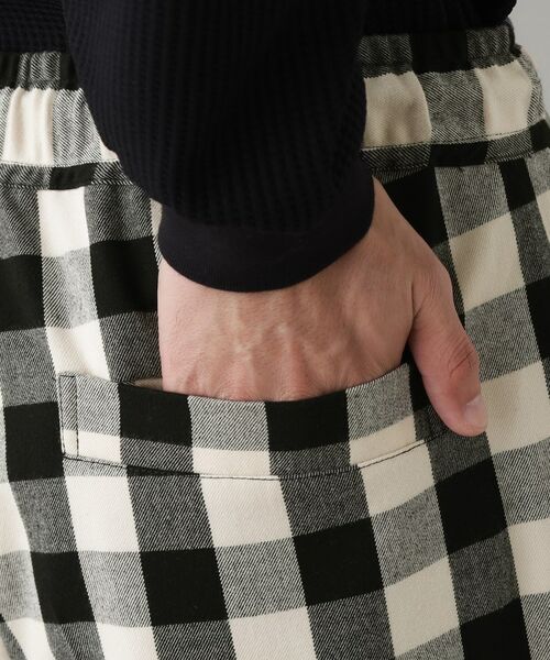 Dessin / デッサン パンツ | 【洗える】チェック柄ドロストパンツ | 詳細9
