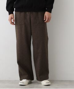 Dessin / デッサン パンツ | 【ウエストゴム/洗える】メルトンジャージパンツ