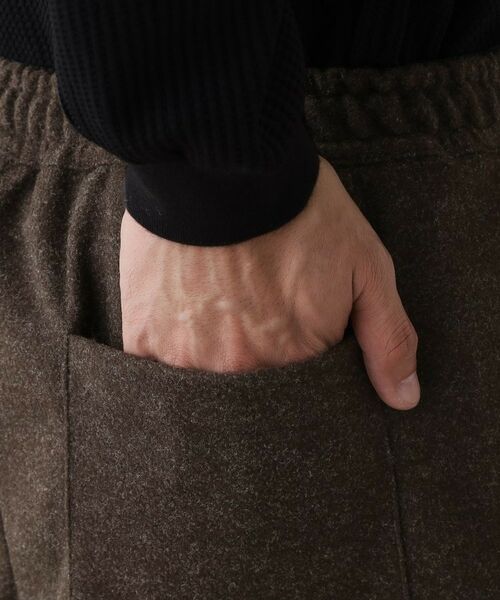 Dessin / デッサン パンツ | 【ウエストゴム/洗える】メルトンジャージパンツ | 詳細14
