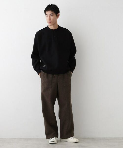 Dessin / デッサン パンツ | 【ウエストゴム/洗える】メルトンジャージパンツ | 詳細3