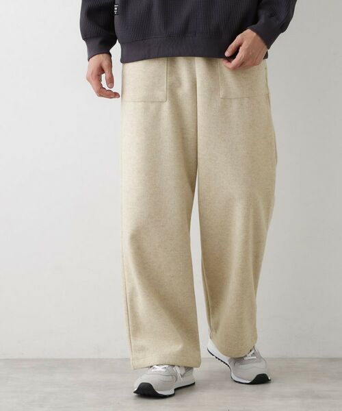 Dessin / デッサン パンツ | 【ウエストゴム/洗える】メルトンジャージパンツ | 詳細5