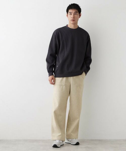 Dessin / デッサン パンツ | 【ウエストゴム/洗える】メルトンジャージパンツ | 詳細7
