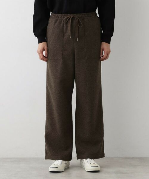 Dessin / デッサン パンツ | 【ウエストゴム/洗える】メルトンジャージパンツ | 詳細9