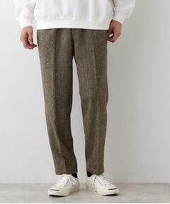 Dessin / デッサン パンツ | 【ウエストゴム/洗える】ツイードパンツ