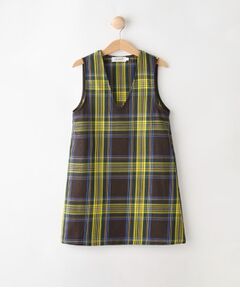 Dessin / デッサン ミニ丈・ひざ丈ワンピース | 【リンクコーデ】チェックジャンパースカート