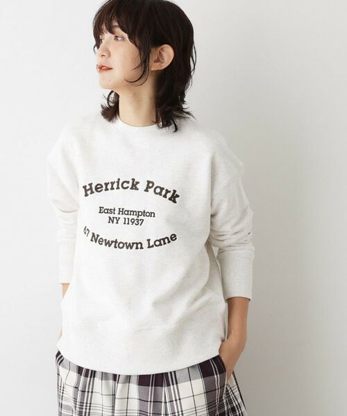 Dessin / デッサン スウェット | 【ユニセックス/洗える】ネップ裏毛スウェットトレーナー | 詳細1