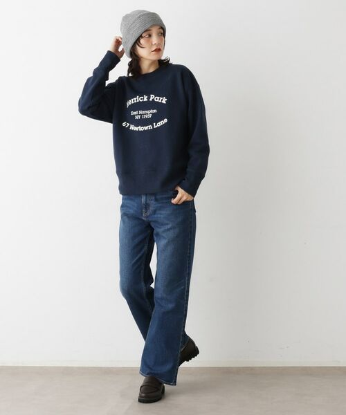 Dessin / デッサン スウェット | 【ユニセックス/洗える】ネップ裏毛スウェットトレーナー | 詳細10