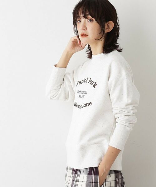 Dessin / デッサン スウェット | 【ユニセックス/洗える】ネップ裏毛スウェットトレーナー | 詳細2